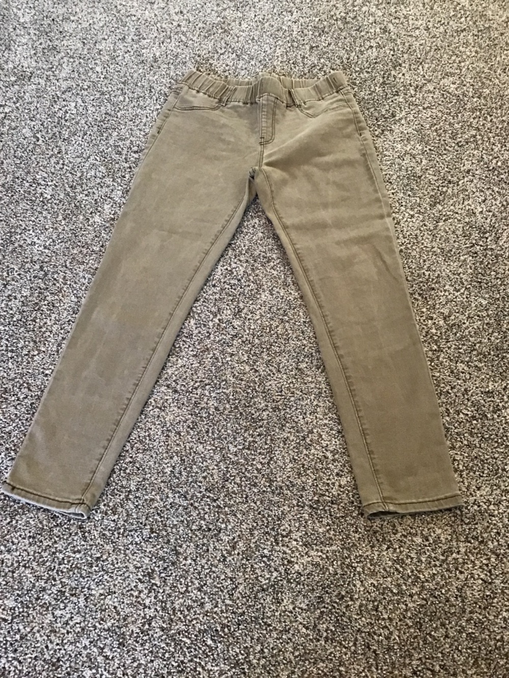 Women’s Brown Denim Jeggings Sz L (8/10)